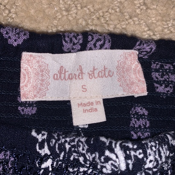 Tribal, flowy shorts, altar’d state, size S - Picture 4 of 4